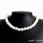 Load image into Gallery viewer, New Trendy Imitation Pearl Necklace Men Women - BestShop
