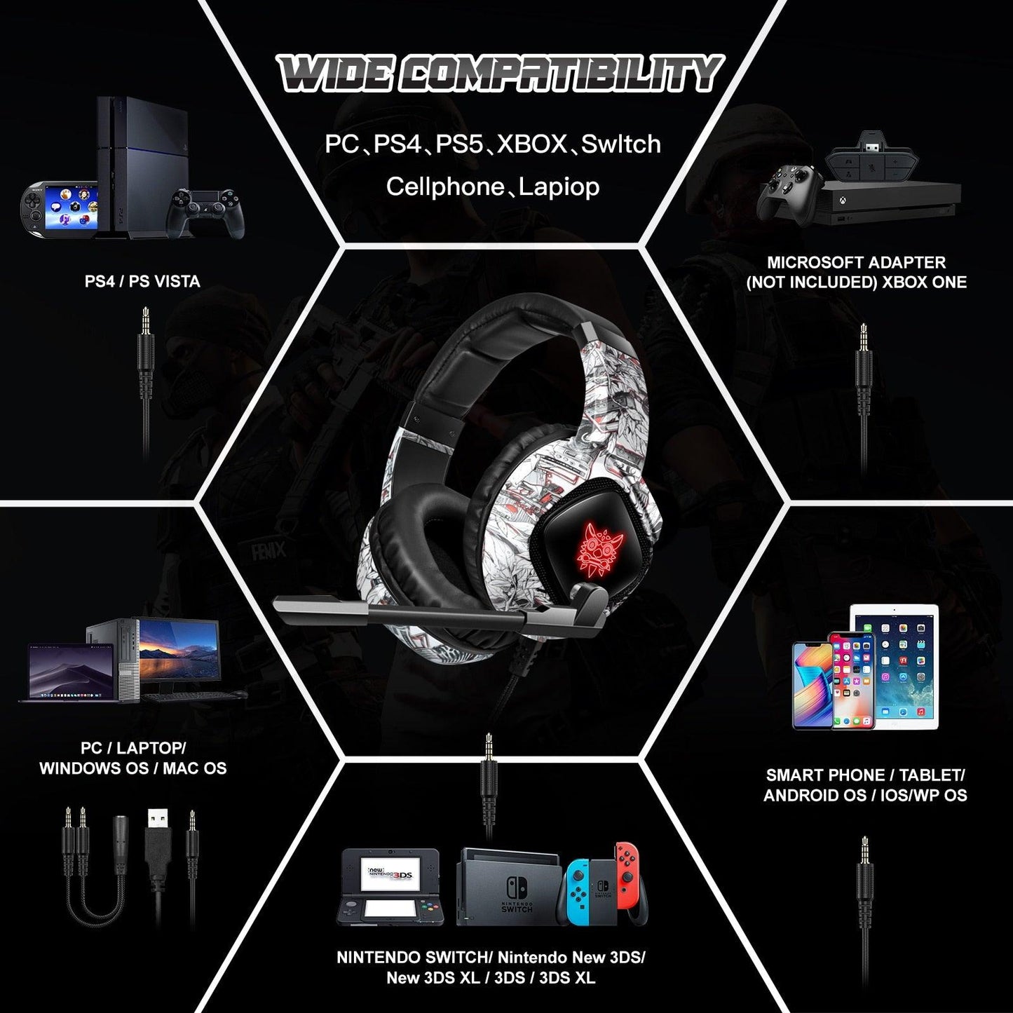 Onikuma Professional Gaming Headphone - BestShop