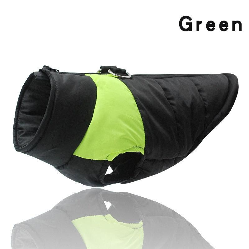 Padded Waterproof Pet Zipper Jacket For Dogs - BestShop