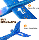 Load image into Gallery viewer, Plane Flying Glider Toy With LED Light - BestShop
