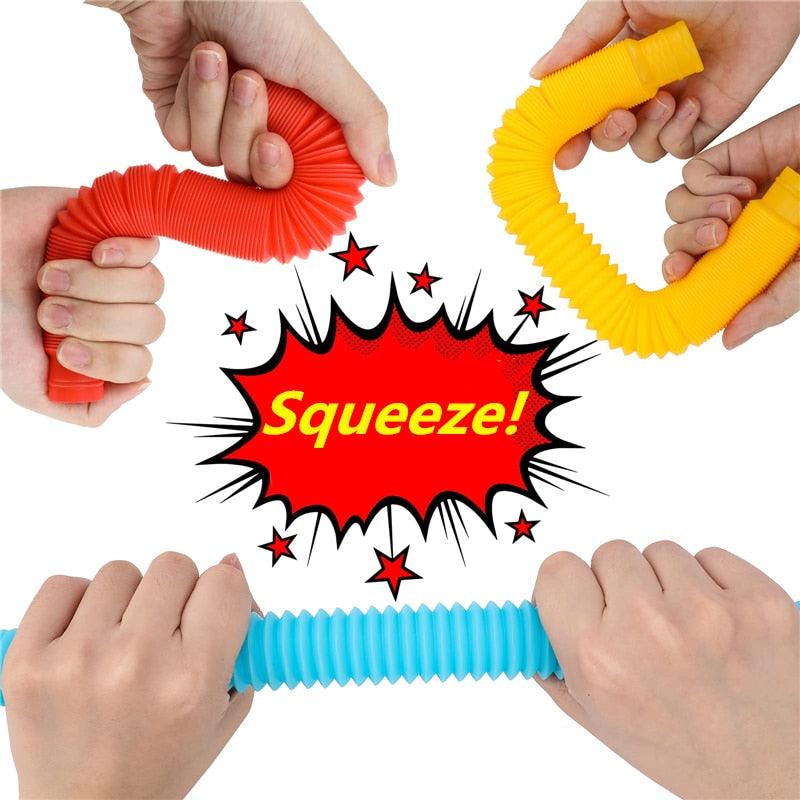 Pop Tubes Squeeze Sensory Toy - BestShop