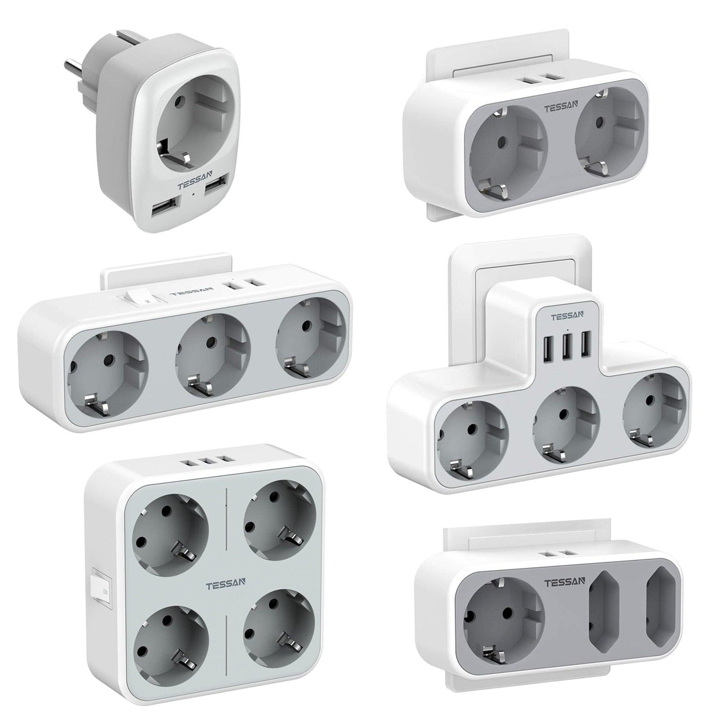 Power Strip with AC Outlets and USB Charging Ports - BestShop