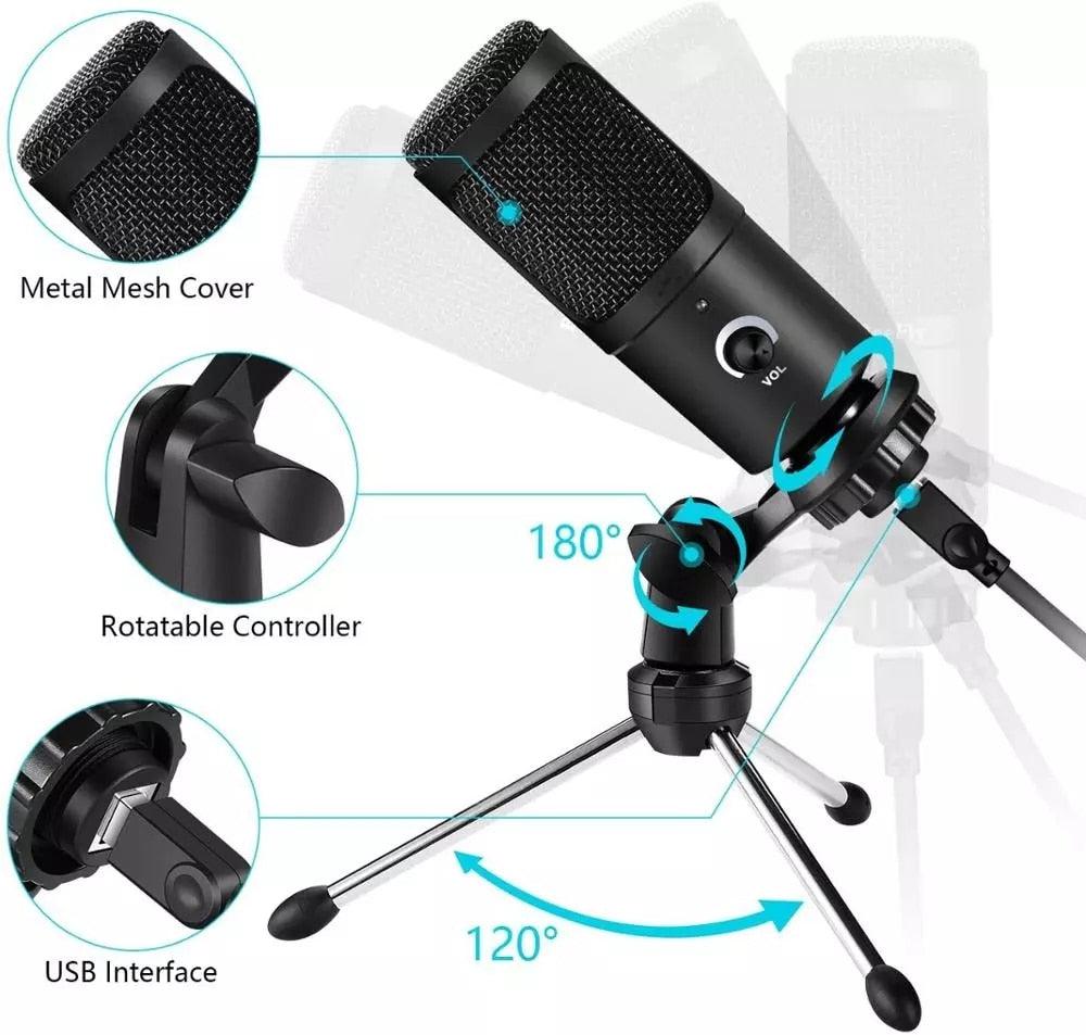 Professional USB Condenser Microphones For PC Computer - BestShop