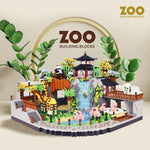 Load image into Gallery viewer, Rainforest Panda Zoo Building Blocks Set - BestShop
