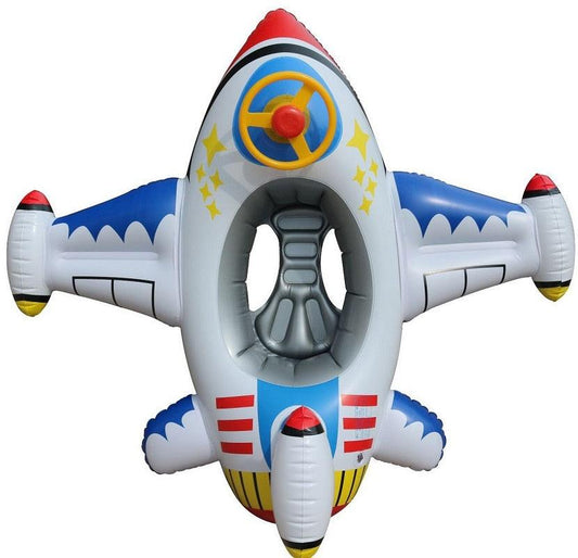 Rooxin Airplane Infant Float Pool Swimming Ring - BestShop