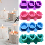 Load image into Gallery viewer, Round Concrete Planter Silicone Candle Making Mold Home Decoration - BestShop
