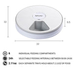 Load image into Gallery viewer, Round Timing Feeder Automatic Pet Feeder - BestShop
