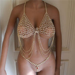 Load image into Gallery viewer, Sexy Crystal Rhinestones Fashion Bikini Chain - BestShop
