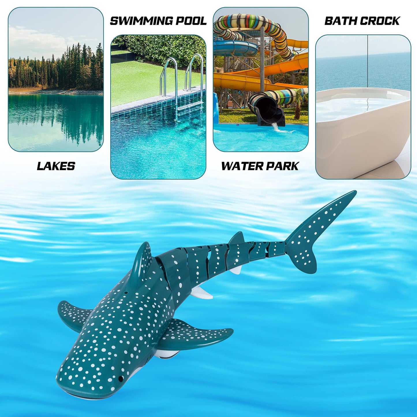 Smart Remote Control Water Spray Shark - BestShop