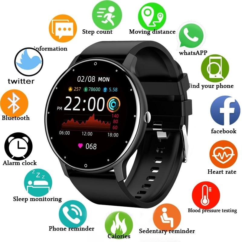 Smart Watch Full Touch Screen Sport Fitness Watch - BestShop