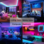 Load image into Gallery viewer, Tape Bluetooth USB LED Strip Light - BestShop
