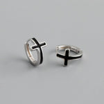 Load image into Gallery viewer, Trendy Simple Silver Color Hoop Earrings For Women - BestShop
