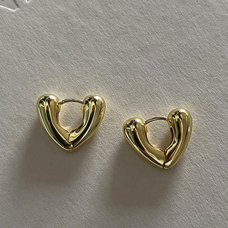 Trendy Simple Silver Color Hoop Earrings For Women - BestShop