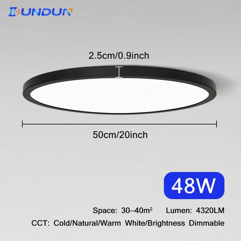 Ultrathin Brightness Dimmable LED Ceiling Lamp - BestShop
