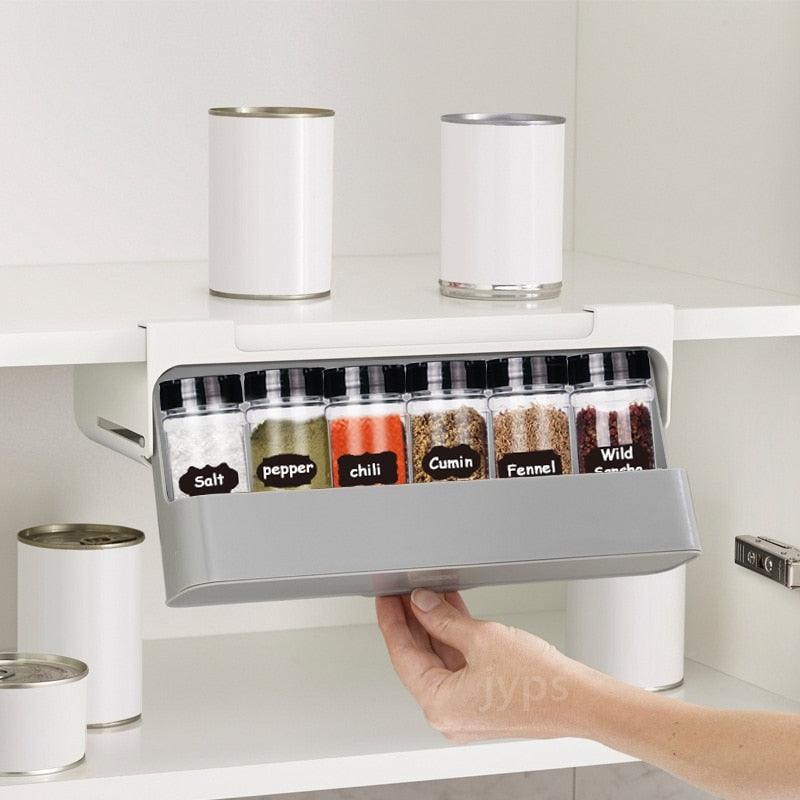 Under-Shelf Pull Out Spice Rack - BestShop