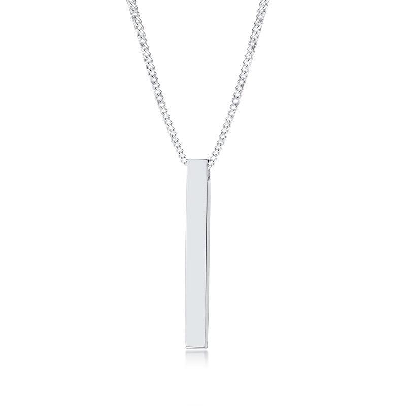 Vnox 3D Vertical Bar Necklaces for Men - BestShop