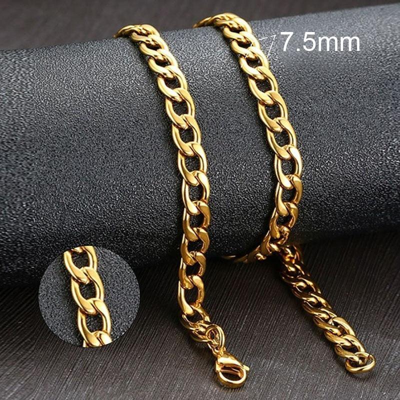 Vnox Men's Cuban Link Chain Necklace - BestShop