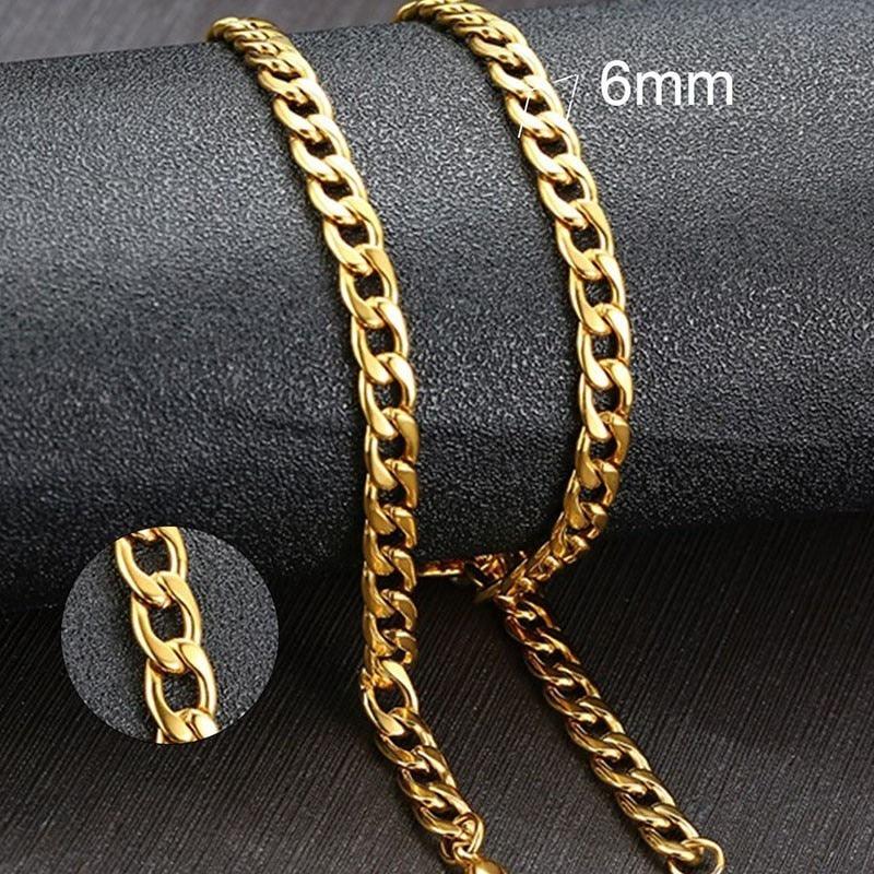 Vnox Men's Cuban Link Chain Necklace - BestShop