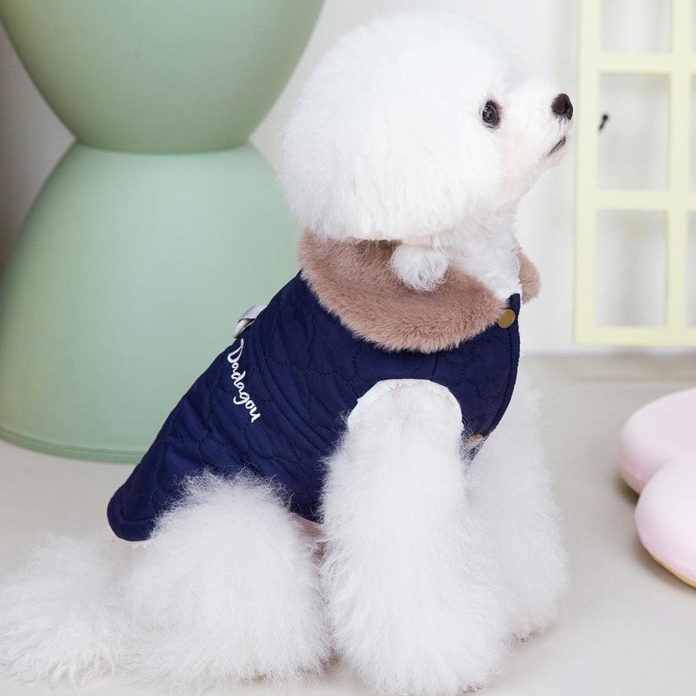 Waterproof Winter Pet Jacket With Fur Collar - BestShop