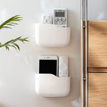 Load image into Gallery viewer, White Wall Mounted Remote Control Storage Rack - BestShop
