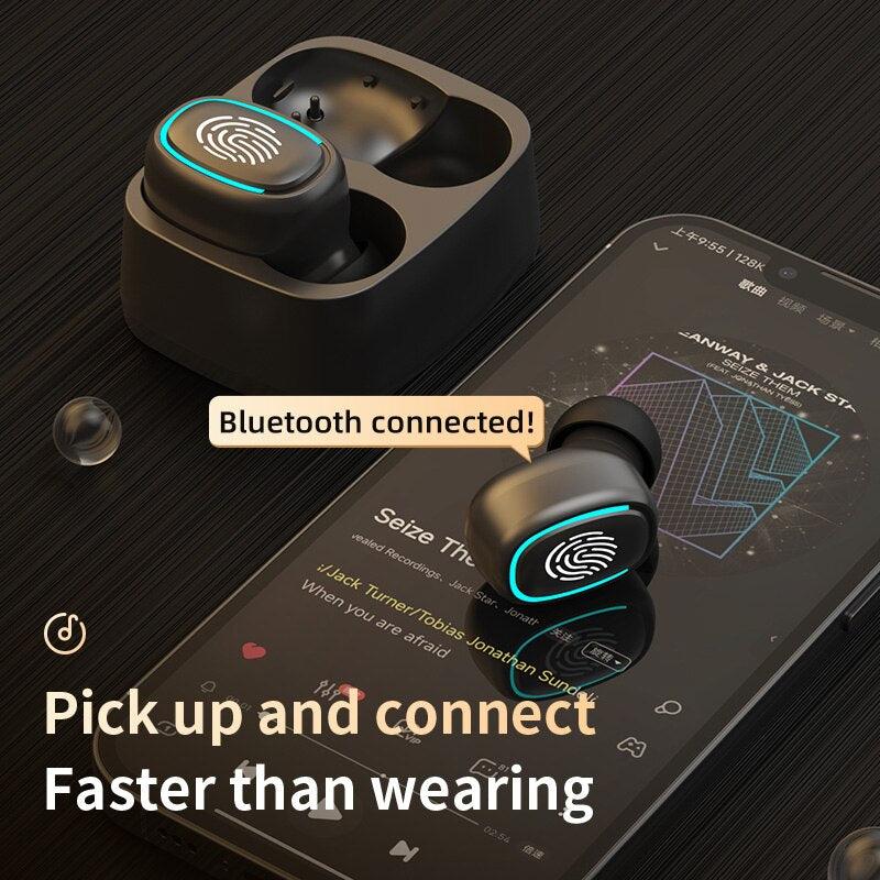 Wireless Bluetooth Headset Touch Light Anti Sweat - BestShop