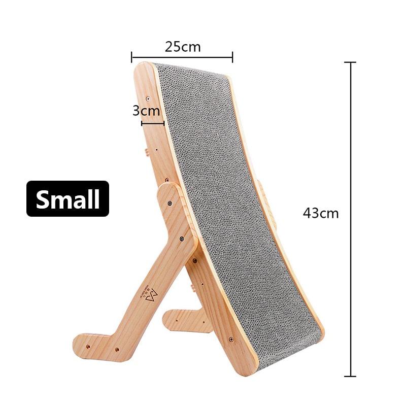 Wooden Cat Scratcher Scraper Detachable Lounge Bed - BestShop