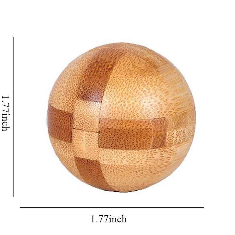 Wooden Kong Ming Lock Lu Ban Lock IQ Brain Teaser Toys - BestShop