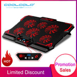 Load image into Gallery viewer, Coolcold 17inch Gaming Laptop Cooler Six Fan Led Screen - BestShop
