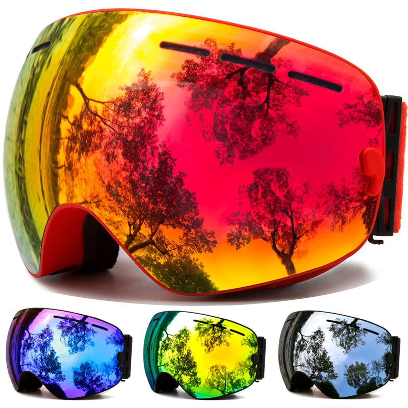 Ski Goggles,Winter Snow Sports Goggles with Anti-fog UV Protection for Men Women Youth Interchangeable Lens - Premium Goggles - BestShop