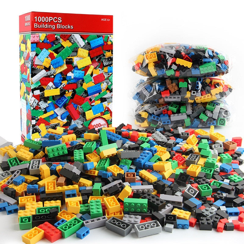 1000 Pieces DIY Creative Building Blocks Bulk Sets City Classic Bricks - BestShop