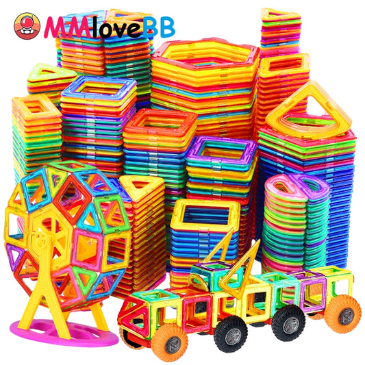 Magnets Toys for Kids Big Size Plus Magnetic Blocks - BestShop