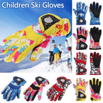 Load image into Gallery viewer, Winter Snow Warm Gloves for Children Aged 3-7 Years Thicken Warm Skiing Mittens Kids Boys Girls Ski Snowboard Windproof Gloves - BestShop
