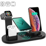 Load image into Gallery viewer, 5 In 1 Wireless Charger Stand Pad For iPhone Watch Airpods - BestShop
