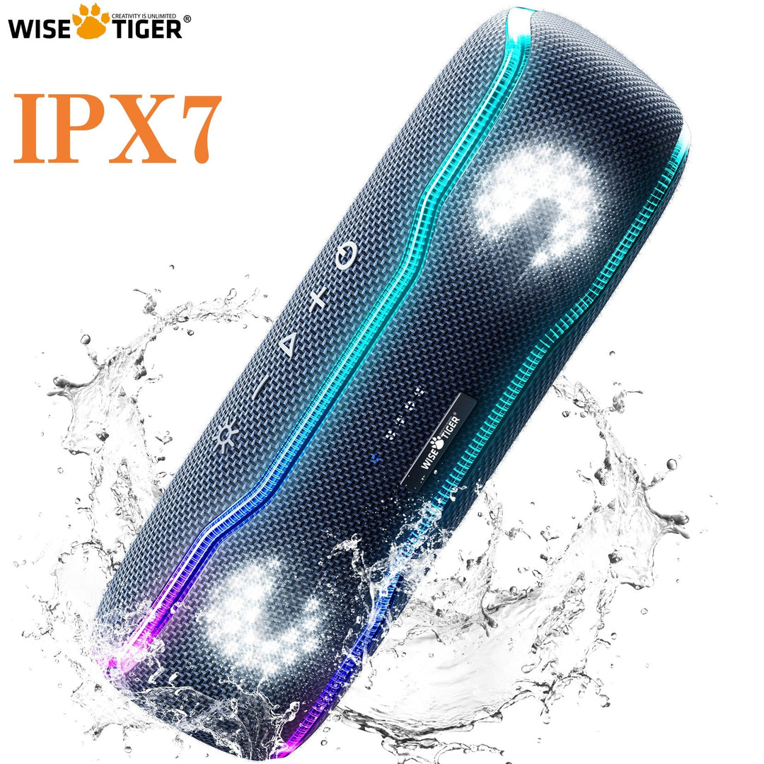 WISETIGER Bluetooth Speaker Outdoor IPX7 Waterproof Stereo - BestShop