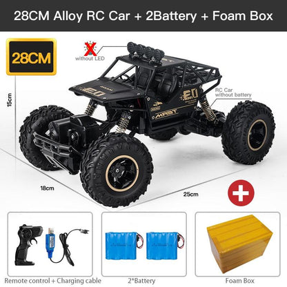 1:12 / 1:16 4WD Remote Control Car With Led Lights - BestShop
