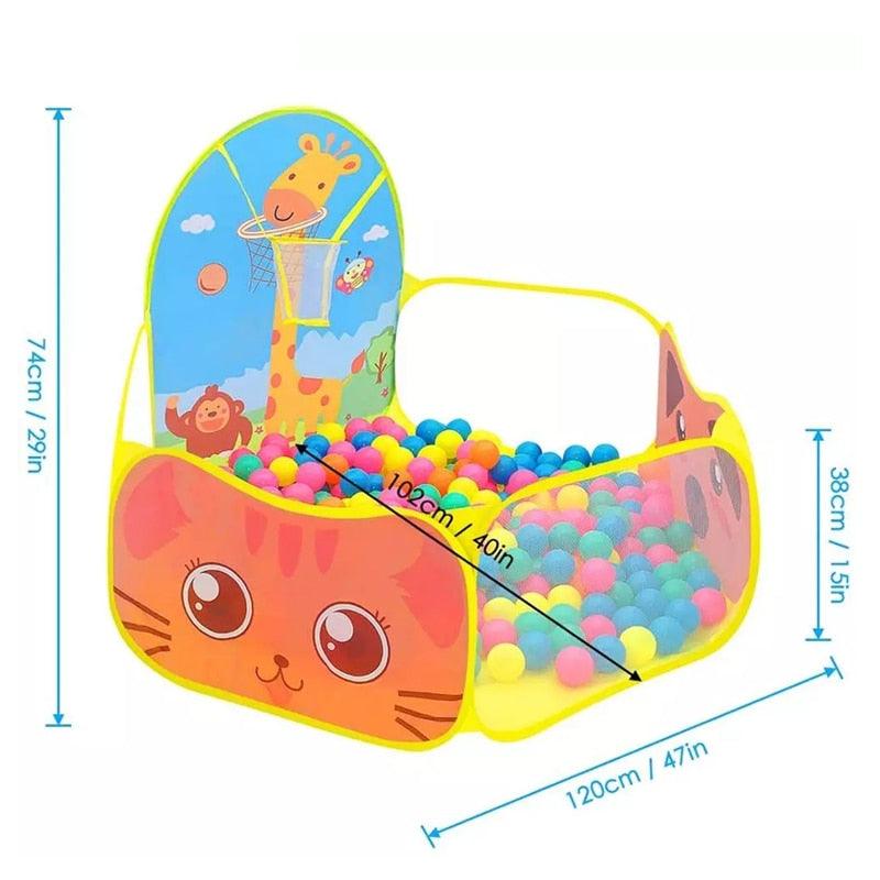 1.2M Ball Pool with Basket Ocean Ball Tent - BestShop