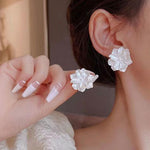 Load image into Gallery viewer, 2023 Asymmetry Pearl Flower Stud Earrings - BestShop