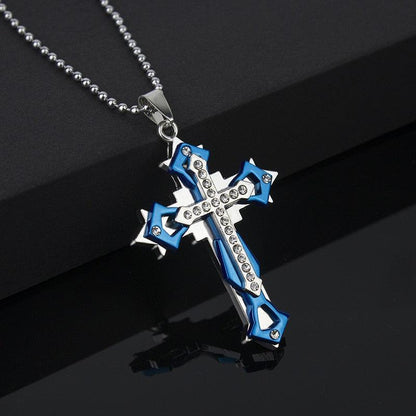 2023 Fashion New Black Rectangle Pendant Necklace for Men - BestShop