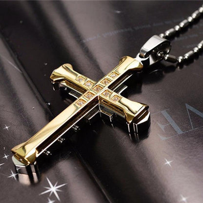 2023 Fashion New Black Rectangle Pendant Necklace for Men - BestShop