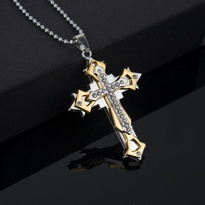 2023 Fashion New Black Rectangle Pendant Necklace for Men - BestShop