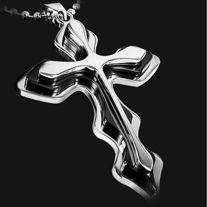 2023 Fashion New Black Rectangle Pendant Necklace for Men - BestShop