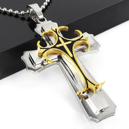 2023 Fashion New Black Rectangle Pendant Necklace for Men - BestShop