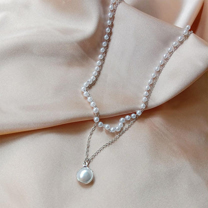 2023 New Fashion Cute Kpop Pearl Choker Necklace - BestShop