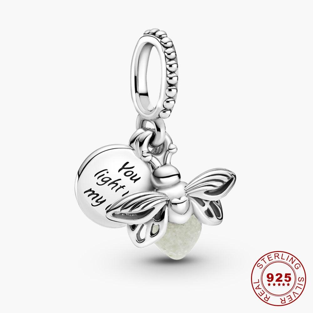 2023 New Summer 925 Sterling Silver Crab Jellyfish Charms - BestShop
