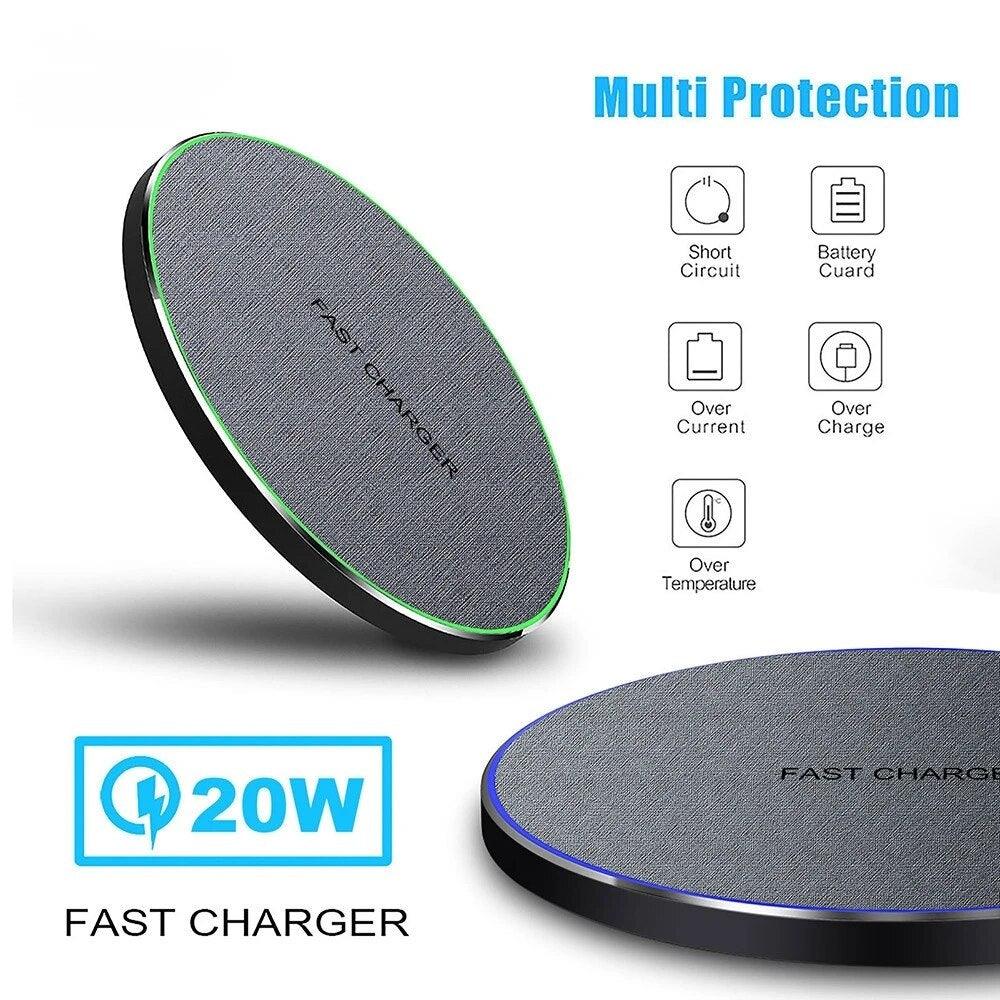 20W Qi Wireless Type C Charging Pad - BestShop