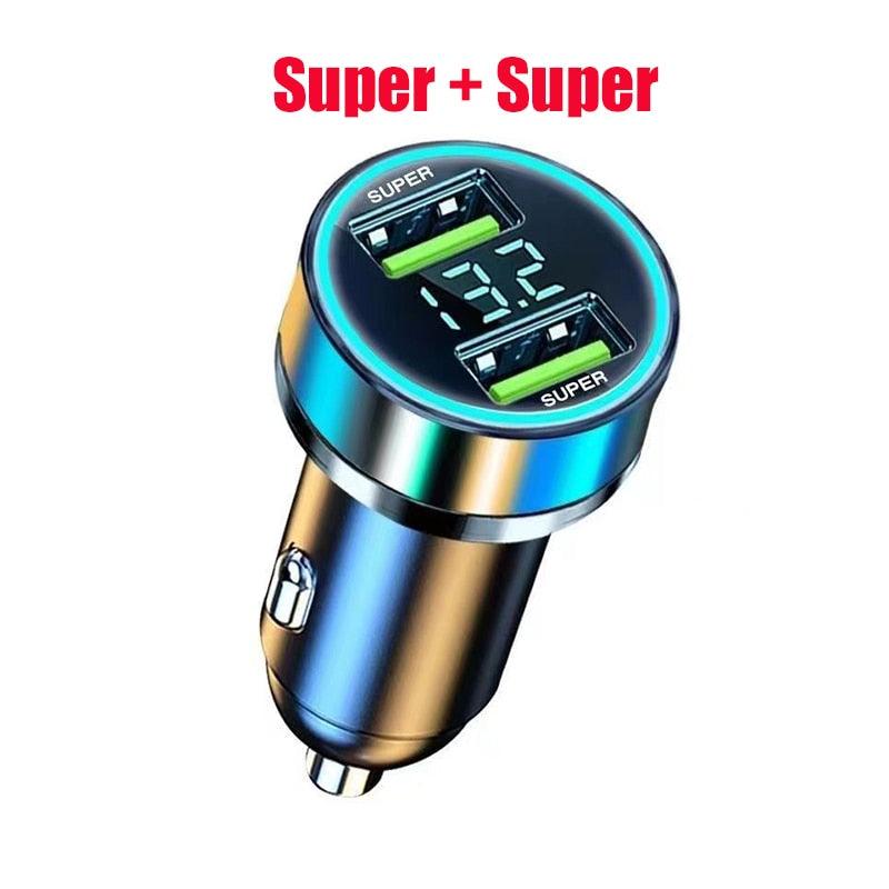 240W 2 Port Super Fast USB Car Charger - BestShop