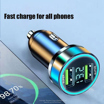 240W 2 Port Super Fast USB Car Charger - BestShop