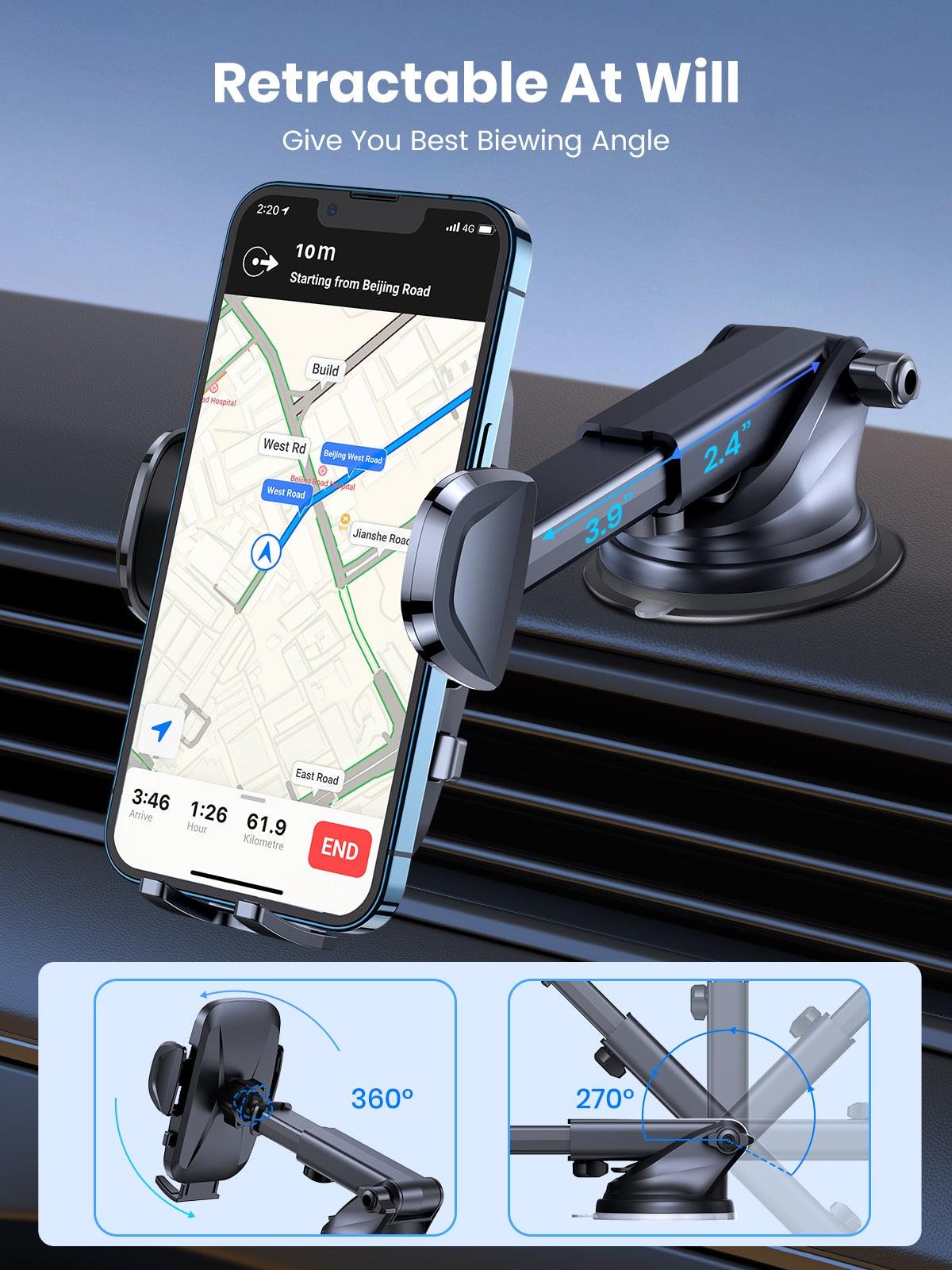360 Rotatable Car Phone Holder Mount - BestShop