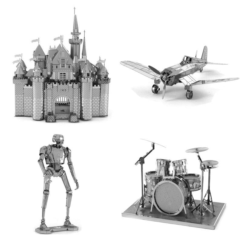 3D Metal Assembly Model World Building Handmade DIY Toy - BestShop