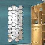 Load image into Gallery viewer, 3D Mirror Wall Sticker Hexagon Decorations - BestShop
